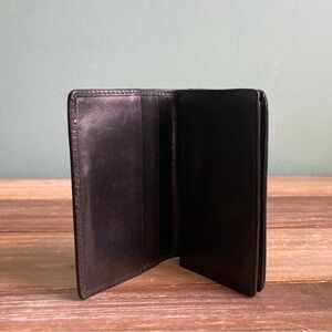 Vintage Coach Black Leather Wallet